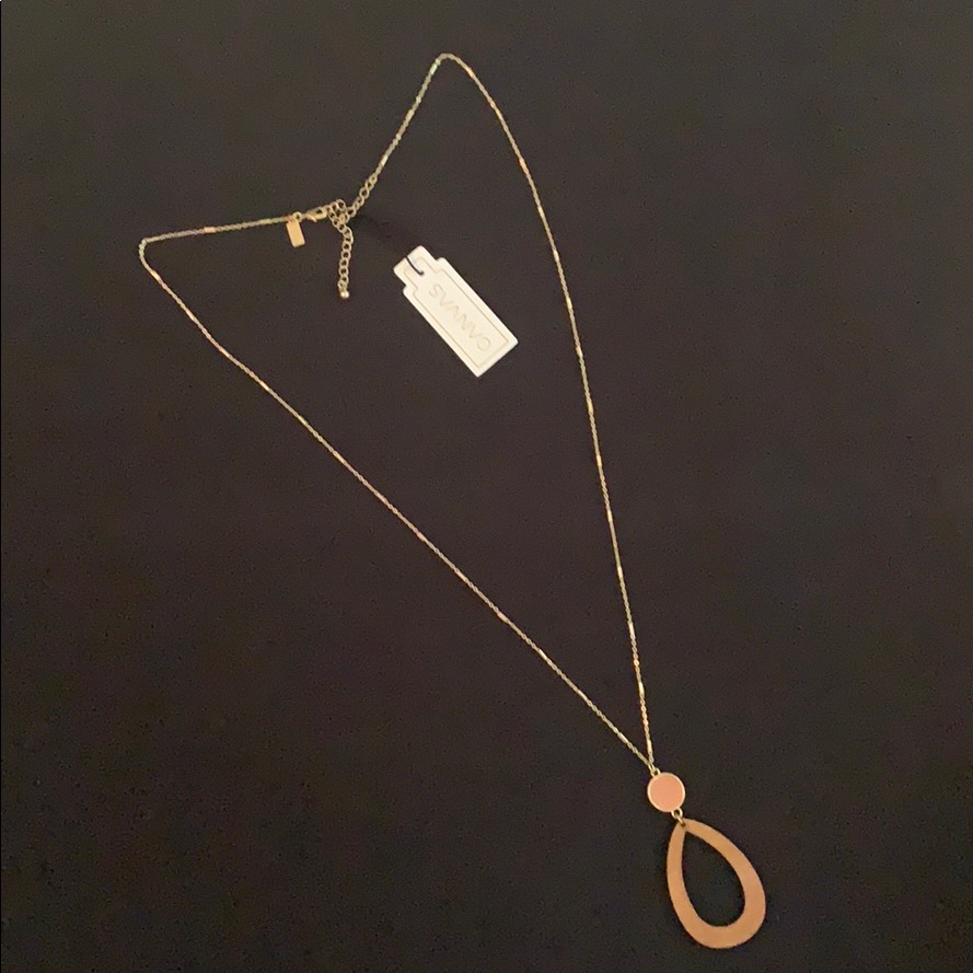 Canvas Blush Druzy Necklace
